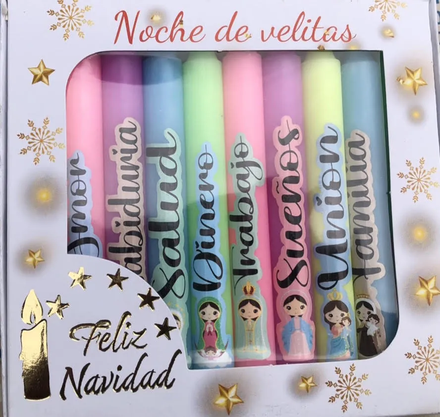 VELAS NAVIDEÑAS CAJA